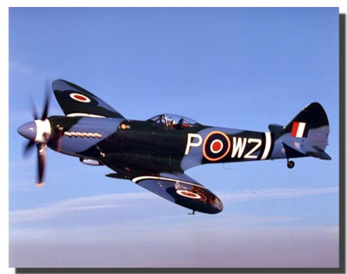 Supermarine MK19 Spitfire Aviation History Wall Decor Print