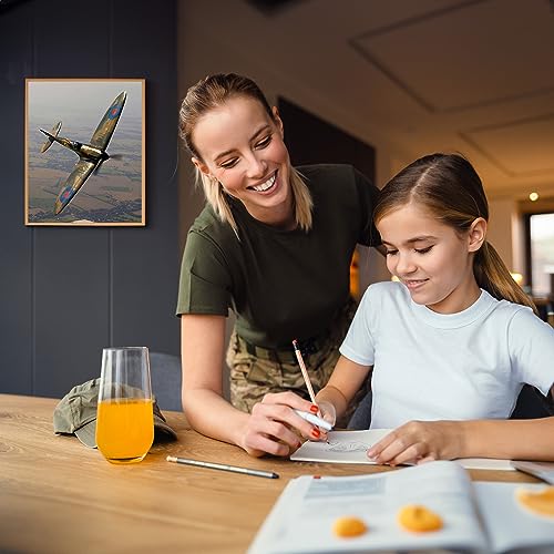 Spitfire MK Military Wall Art Print - 8x10