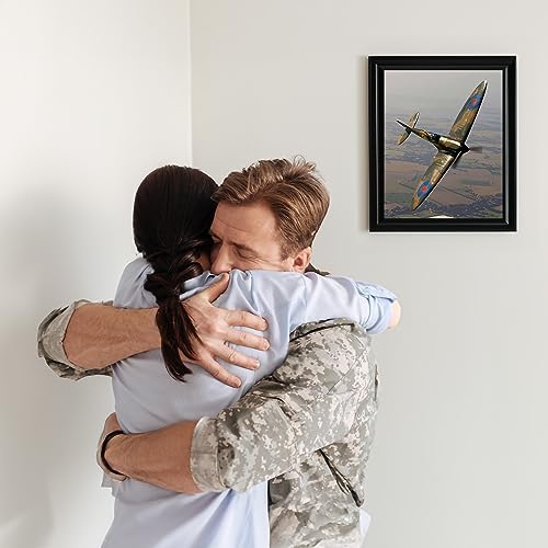 Spitfire MK Military Wall Art Print - 8x10