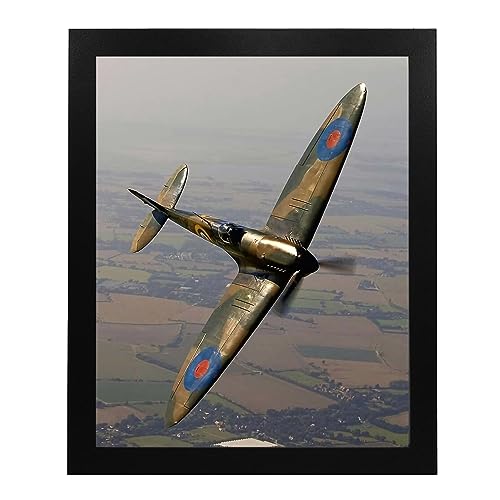 Spitfire MK Military Wall Art Print - 8x10
