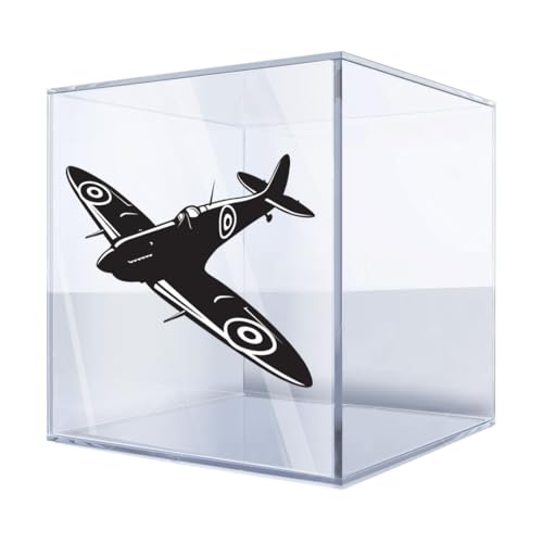 Raf Spitfire Airplane Vinyl Sticker - 5 x 3.3