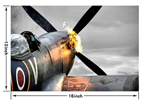 RAF Spitfire World War 2 Canvas Wall Art