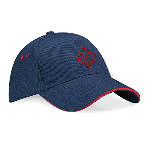 Red Arrows™ Diamond 9 Baseball Cap, Navy/Red