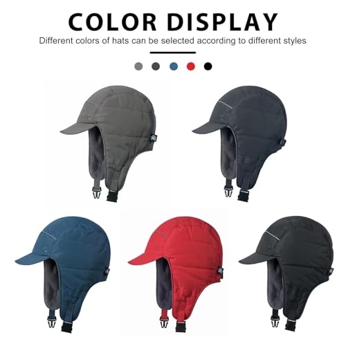 Aviation History Trapper Hat with Brim Visor