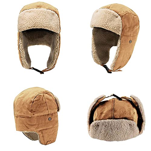 Vintage Aviator Hat and Goggles Set for Aviation Enthusiasts