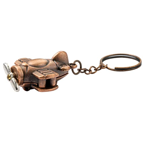 Bronze Plane Key Chain - Aviation History