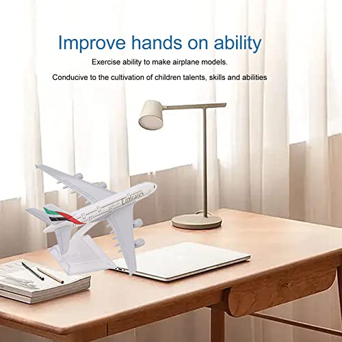 ZJchao A380 Plane Model with Display Stand