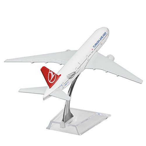 Turkish Boeing 777 Diecast Plane Model: Decorative Gift
