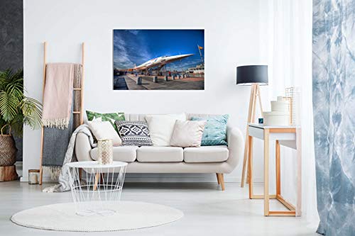 Concorde Jet Plane Canvas Art Print (18x12in)