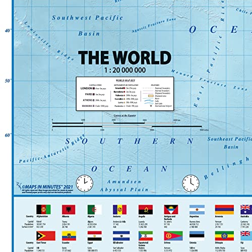 Aviation History World Map - XXL Giant Poster