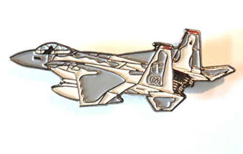 F15 Eagle USAF Tactical Fighter Jet Metal Enamel Badge