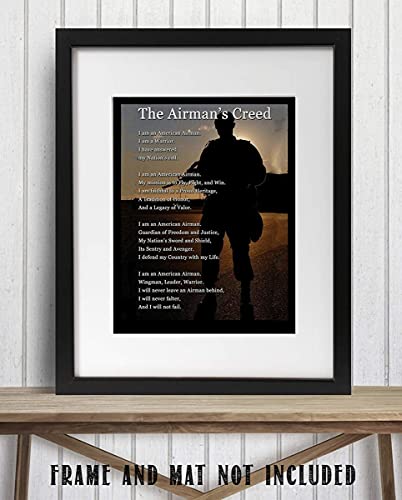 US Air Force Military Wall Art - Airman's Creed