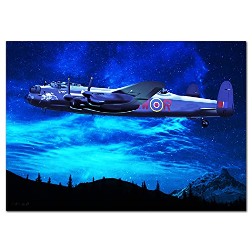 Aviation History Wall Art Set: WW2 RAF Airplanes