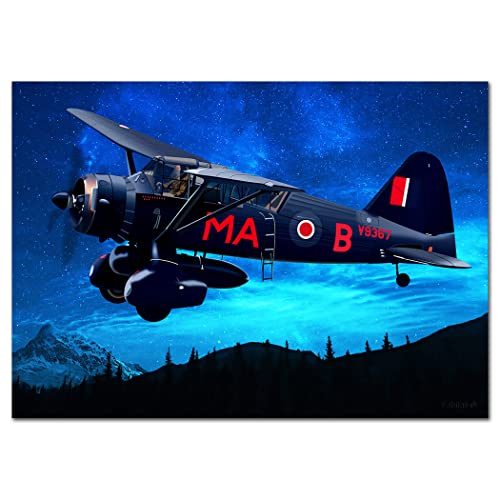Aviation History Wall Art Set: WW2 RAF Airplanes