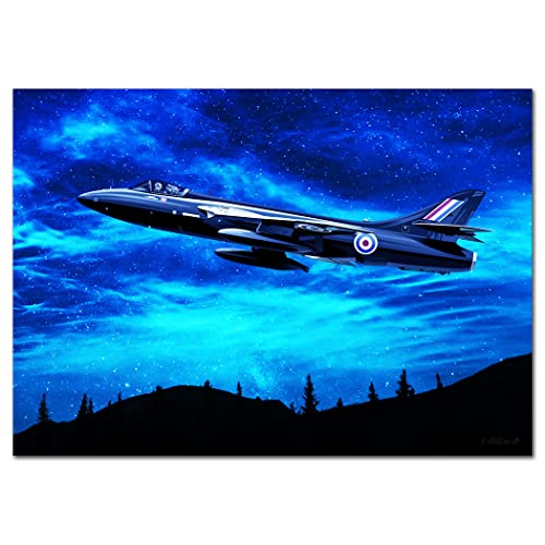Aviation History Wall Art Set: WW2 RAF Airplanes