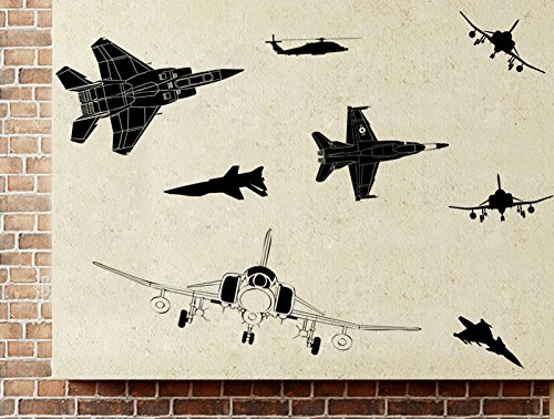 Vintage Fighter Aircraft Wall Decal