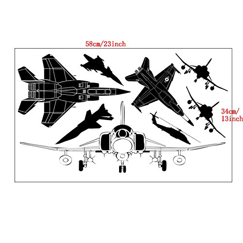 Vintage Fighter Aircraft Wall Decal