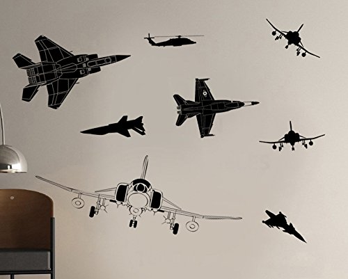 Vintage Fighter Aircraft Wall Decal