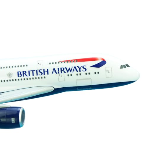 British Airways Airbus A380-800 Model Plane, G-XLEL Registration