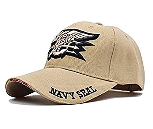 Military Aviation Trident Baseball Cap - Beige