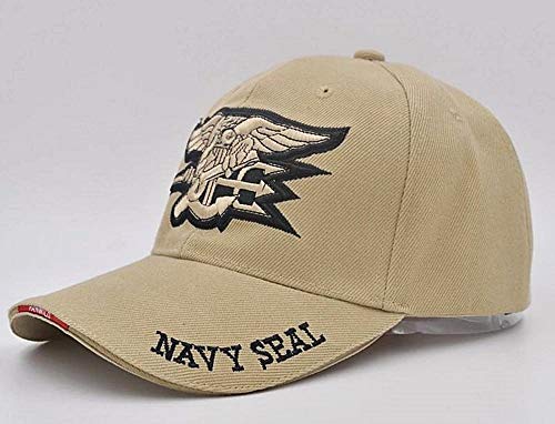 Military Aviation Trident Baseball Cap - Beige