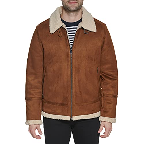 Calvin Klein Men's B-3 Jacket, Aviation History-inspired, Small