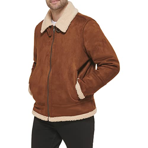Calvin Klein Men's B-3 Jacket, Aviation History-inspired, Small