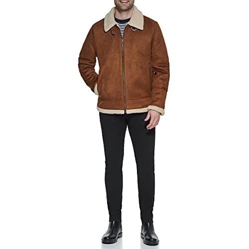 Calvin Klein Men's B-3 Jacket, Aviation History-inspired, Small