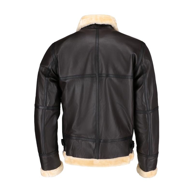 Men's Shearling Aviator B3 Bomber Jacket - Sheepskin