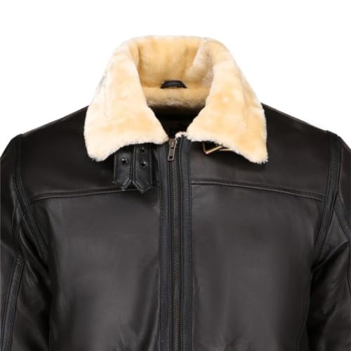 Men's Shearling Aviator B3 Bomber Jacket - Sheepskin