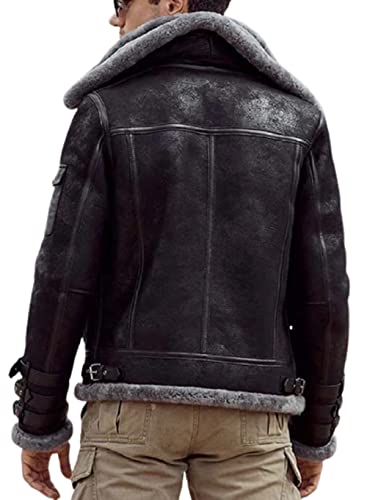 RAF Aviator B3 Bomber Leather Jacket Men's WW2