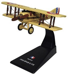 SPAD S.VII Fighter Aircraft 1:72 Diecast Model