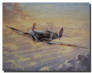 Spitfire Military Airplane Aviation Wall Decor Art Print - 16x20
