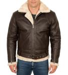 WWII RAF B3 Aviator Bomber Leather Jacket - Men's