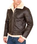 WWII RAF B3 Aviator Bomber Leather Jacket - Men's