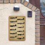 WWII Fighter Planes Metal Tin Sign - Aviation History