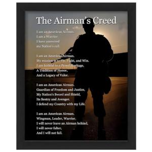 US Air Force Military Wall Art - Airman's Creed