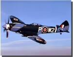 Supermarine MK19 Spitfire Aviation History Wall Decor Print