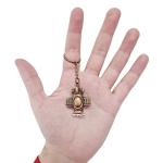 Bronze Plane Key Chain - Aviation History