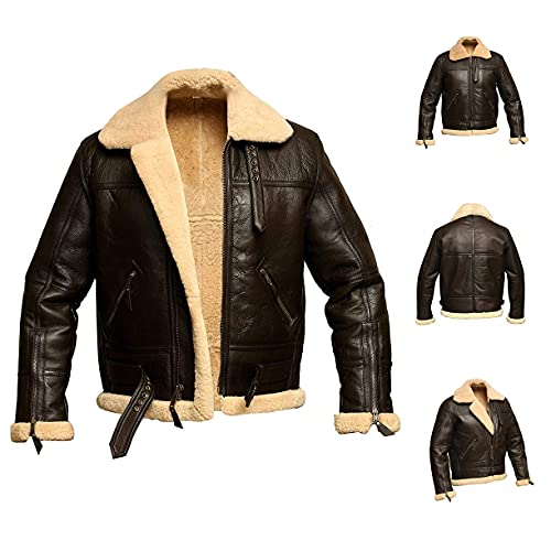 RAF Aviator Bomber Jacket - Authentic Sheepskin Leather