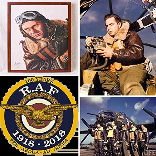 RAF Aviator Bomber Jacket - Authentic Sheepskin Leather