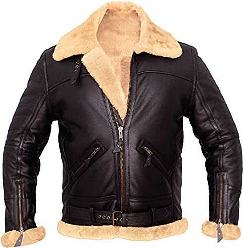 RAF Aviator Bomber Jacket - Authentic Sheepskin Leather