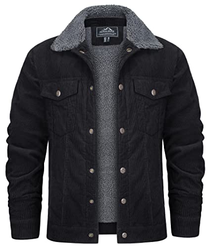 Aviation History Corduroy Jacket with Sherpa Lining