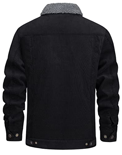 Aviation History Corduroy Jacket with Sherpa Lining