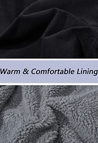 Aviation History Corduroy Jacket with Sherpa Lining