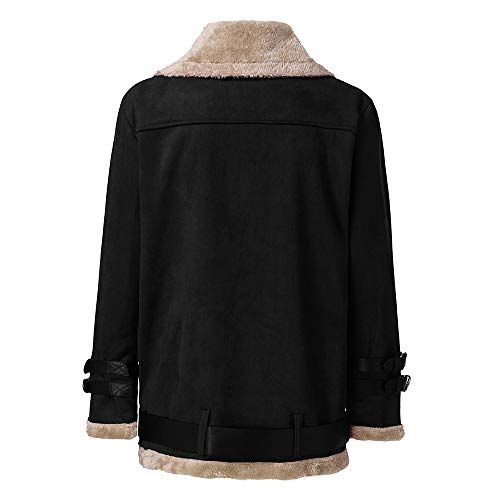Women's Retro Aviator Flight Jacket, Punk Leather Biker