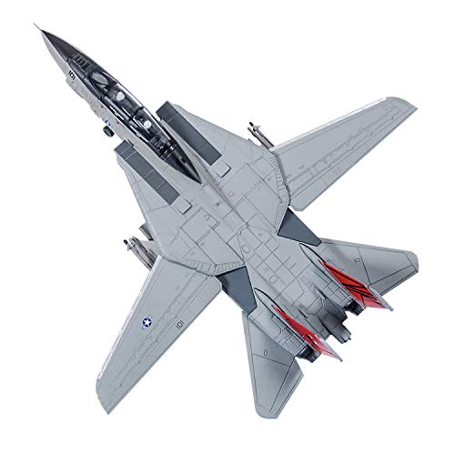 1:100 Diecast Alloy F-14 Military Fighter Plane