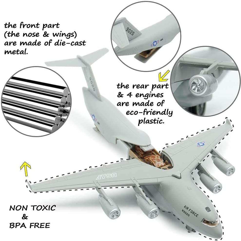 Aviation History: Diecast Airplane Model Kit for Kids