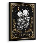Halloween Kissing Skeleton Wall Art Decor