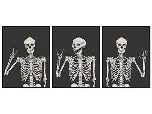 Halloween Skeleton Wall Art & Decor